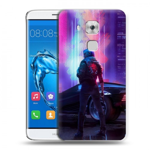 Дизайнерский пластиковый чехол для Huawei Nova Plus Cyberpunk 2077