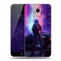 Дизайнерский пластиковый чехол для Meizu M3 Max Cyberpunk 2077