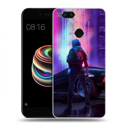 Дизайнерский силиконовый чехол для Xiaomi Mi5X Cyberpunk 2077