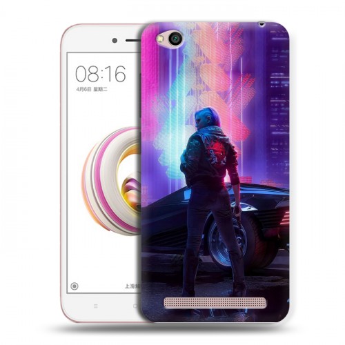 Дизайнерский пластиковый чехол для Xiaomi RedMi 5A Cyberpunk 2077