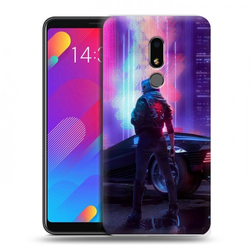 Дизайнерский пластиковый чехол для Meizu M8 Lite Cyberpunk 2077