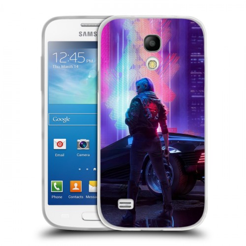 Дизайнерский пластиковый чехол для Samsung Galaxy S4 Mini  Cyberpunk 2077