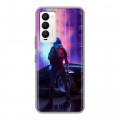 Дизайнерский силиконовый чехол для Tecno Camon 18 Cyberpunk 2077