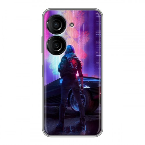 Дизайнерский силиконовый чехол для ASUS ZenFone 9 Cyberpunk 2077