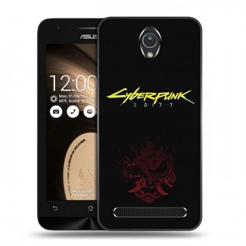 Дизайнерский пластиковый чехол для ASUS Zenfone Go Cyberpunk 2077