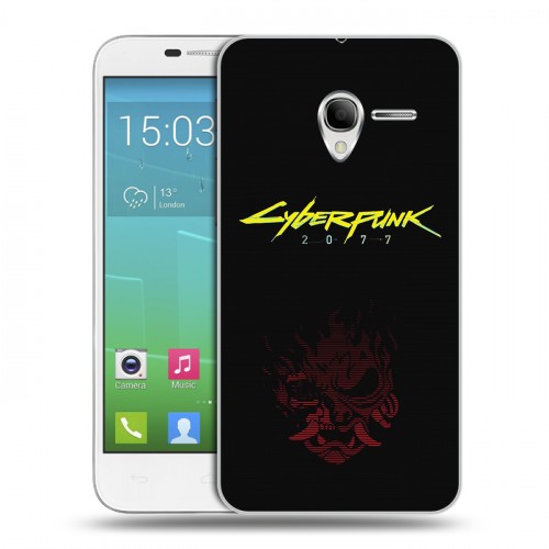 Дизайнерский силиконовый чехол для Alcatel One Touch POP 3 5 Cyberpunk 2077