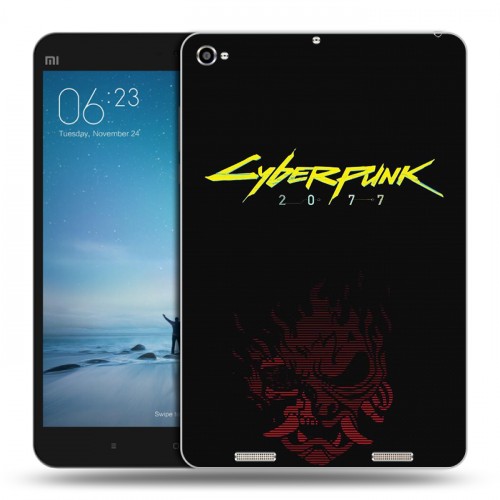 Дизайнерский силиконовый чехол для Xiaomi Mi Pad 2 Cyberpunk 2077