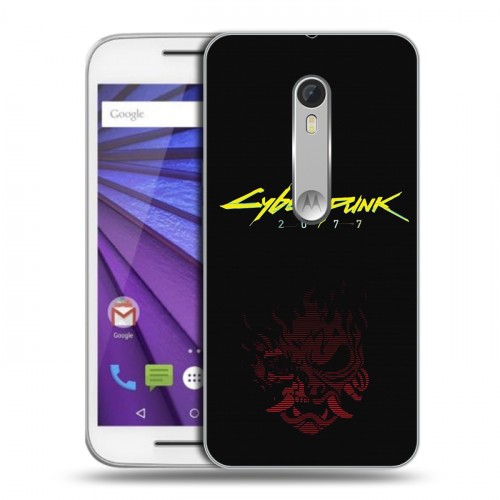 Дизайнерский пластиковый чехол для Lenovo Moto G Cyberpunk 2077