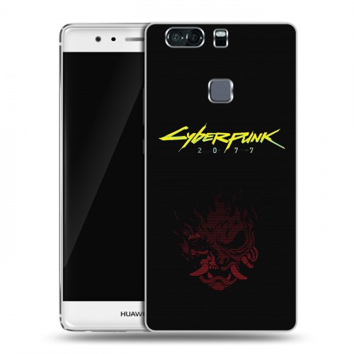 Дизайнерский пластиковый чехол для Huawei P9 Plus Cyberpunk 2077