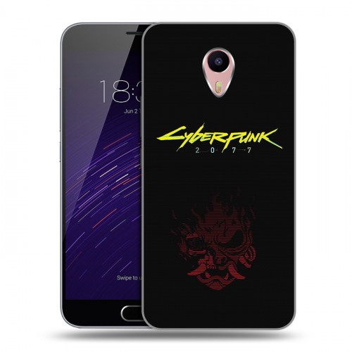 Дизайнерский пластиковый чехол для Meizu M3 Max Cyberpunk 2077