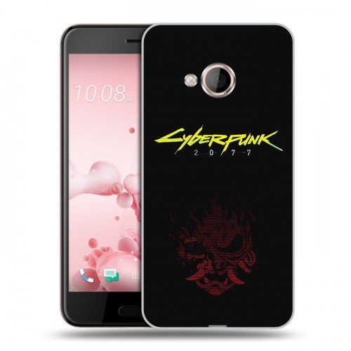 Дизайнерский силиконовый чехол для HTC U Play Cyberpunk 2077