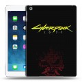 Дизайнерский силиконовый чехол для Ipad (2017) Cyberpunk 2077