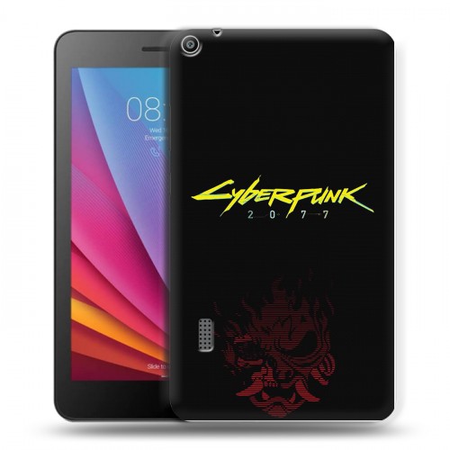 Дизайнерский силиконовый чехол для Huawei MediaPad T3 7 Cyberpunk 2077