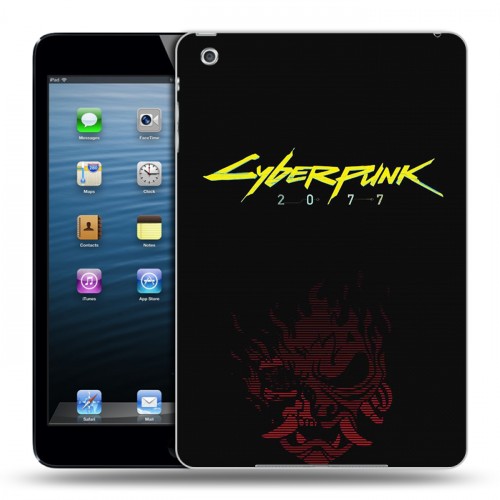 Дизайнерский силиконовый чехол для Ipad Mini Cyberpunk 2077