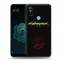 Дизайнерский силиконовый чехол для Xiaomi Mi A2 Cyberpunk 2077