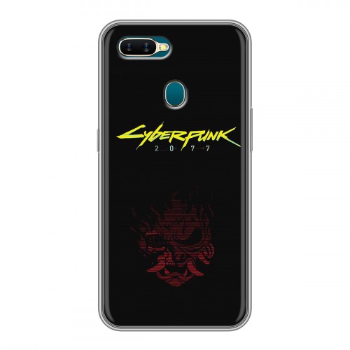 Дизайнерский силиконовый чехол для OPPO AX7 Cyberpunk 2077