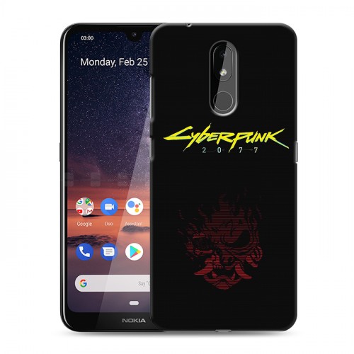 Дизайнерский силиконовый чехол для Nokia 3.2 Cyberpunk 2077