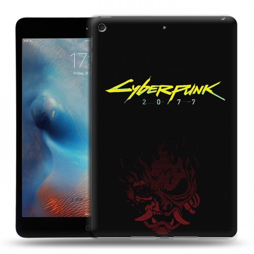 Дизайнерский силиконовый чехол для Ipad Mini (2019) Cyberpunk 2077