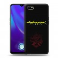 Дизайнерский силиконовый с усиленными углами чехол для OPPO A1k Cyberpunk 2077