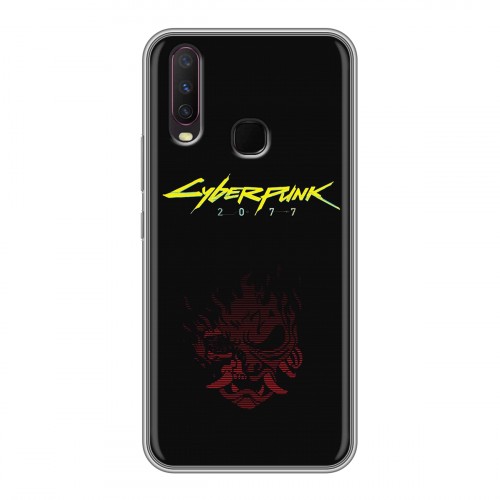 Дизайнерский силиконовый чехол для Vivo Y17 Cyberpunk 2077