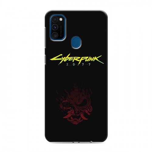 Дизайнерский силиконовый чехол для Samsung Galaxy M30s Cyberpunk 2077