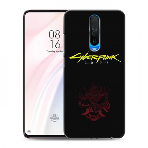 Дизайнерский пластиковый чехол для Xiaomi RedMi K30 Cyberpunk 2077