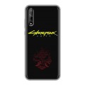 Дизайнерский силиконовый чехол для Huawei Y8p Cyberpunk 2077