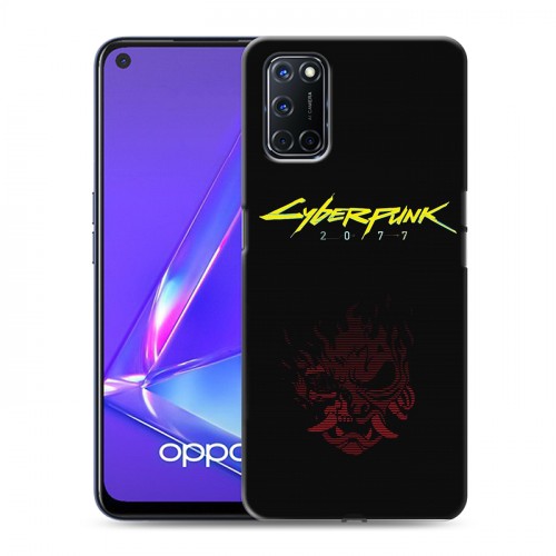 Дизайнерский пластиковый чехол для OPPO A52 Cyberpunk 2077