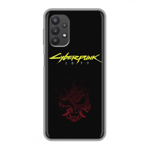 Дизайнерский силиконовый чехол для Samsung Galaxy A32 Cyberpunk 2077