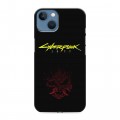 Дизайнерский силиконовый чехол для Iphone 13 Cyberpunk 2077