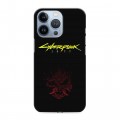 Дизайнерский силиконовый чехол для Iphone 13 Pro Cyberpunk 2077
