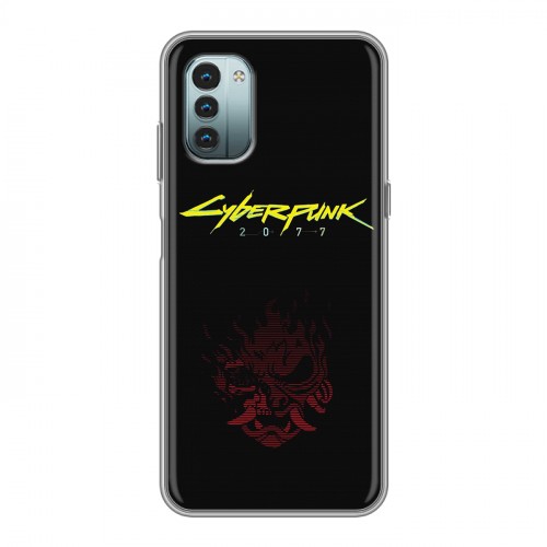 Дизайнерский силиконовый чехол для Nokia G11 Cyberpunk 2077