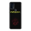 Дизайнерский силиконовый чехол для TCL 20B Cyberpunk 2077