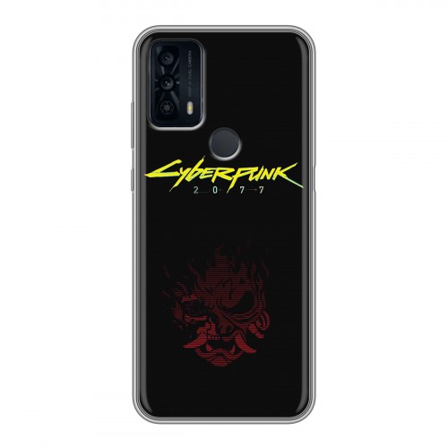 Дизайнерский силиконовый чехол для TCL 20B Cyberpunk 2077