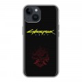 Дизайнерский пластиковый чехол для Iphone 14 Cyberpunk 2077