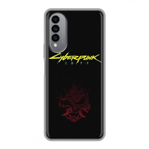 Дизайнерский силиконовый чехол для Wiko T50 Cyberpunk 2077