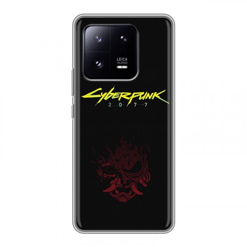 Дизайнерский силиконовый чехол для Xiaomi 13 Pro Cyberpunk 2077