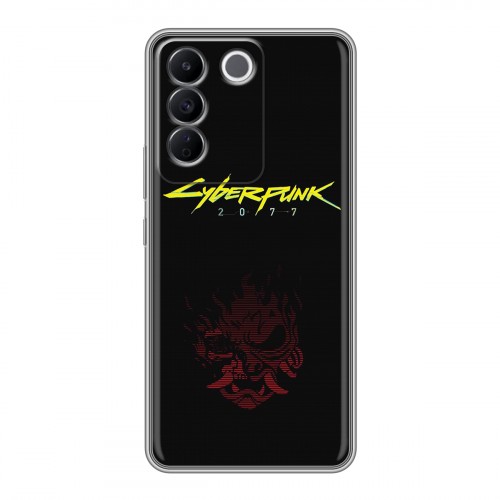 Дизайнерский силиконовый чехол для Vivo V27e Cyberpunk 2077