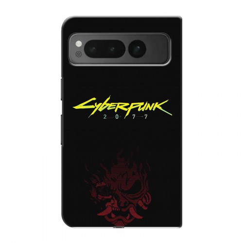 Дизайнерский пластиковый чехол для Google Pixel Fold Cyberpunk 2077