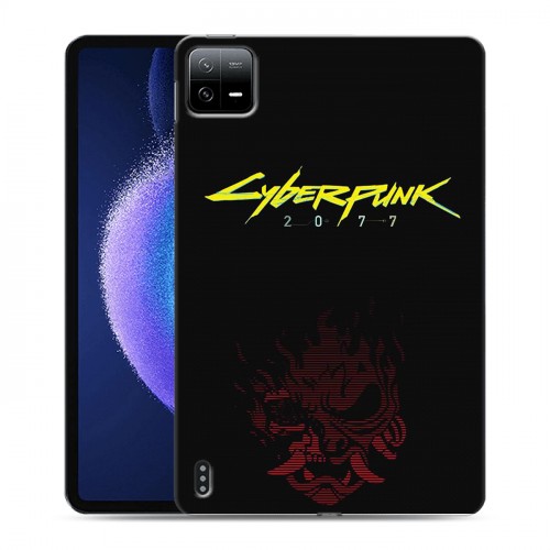 Дизайнерский силиконовый чехол для Xiaomi Pad 6 Cyberpunk 2077