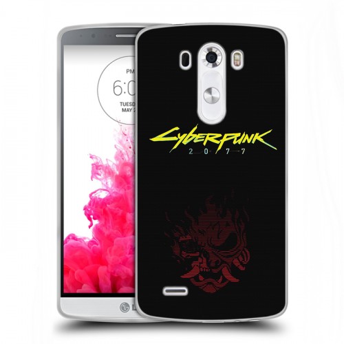 Дизайнерский пластиковый чехол для LG G3 (Dual-LTE) Cyberpunk 2077