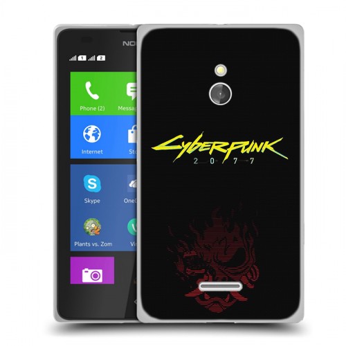 Дизайнерский силиконовый чехол для Nokia XL Cyberpunk 2077