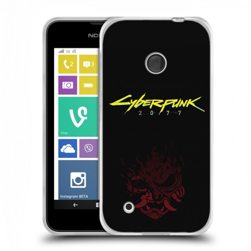 Дизайнерский пластиковый чехол для Nokia Lumia 530 Cyberpunk 2077