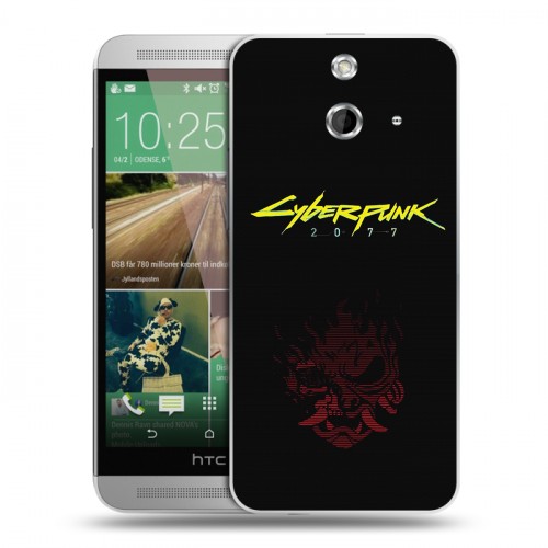 Дизайнерский пластиковый чехол для HTC One E8 Cyberpunk 2077