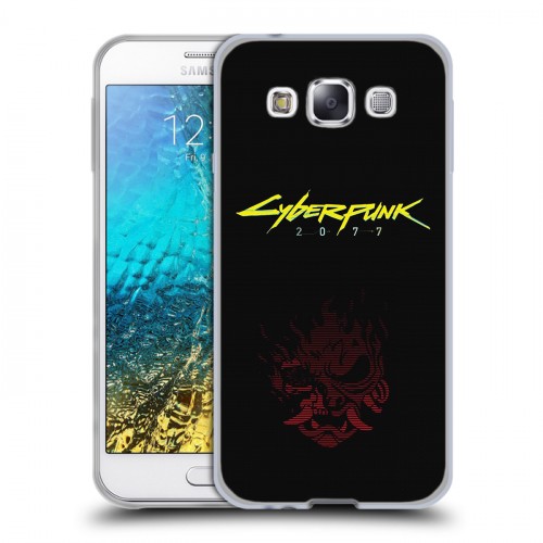 Дизайнерский пластиковый чехол для Samsung Galaxy E5 Cyberpunk 2077