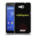 Дизайнерский пластиковый чехол для Sony Xperia E4g Cyberpunk 2077