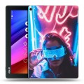 Дизайнерский силиконовый чехол для ASUS ZenPad 10 Cyberpunk 2077