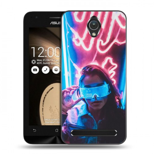 Дизайнерский пластиковый чехол для ASUS Zenfone Go Cyberpunk 2077