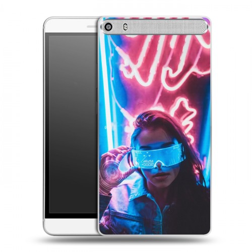 Дизайнерский пластиковый чехол для Lenovo Phab Plus Cyberpunk 2077