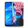 Дизайнерский пластиковый чехол для Huawei Y6 (2019) Cyberpunk 2077